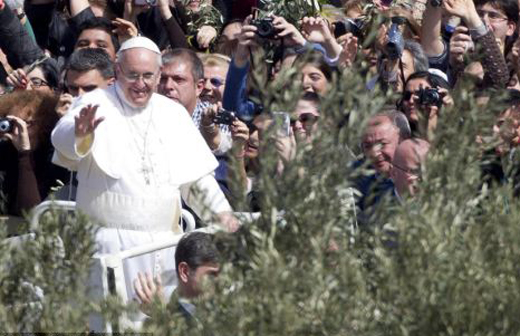 Pope Francis-Palm Sunday2